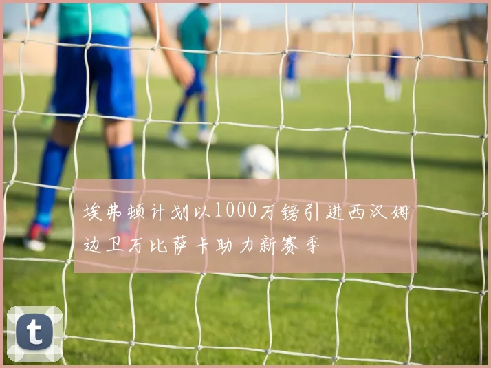 埃弗顿计划以1000万镑引进西汉姆边卫万比萨卡助力新赛季